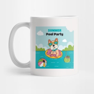 Party Pet Beach Swiming Mug